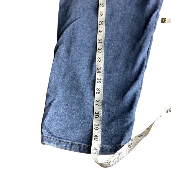 Venezia Womens Distressed Denim Jeans Sz 24 Blue 5 Pocket Design Button Closure - Picture 12 of 16